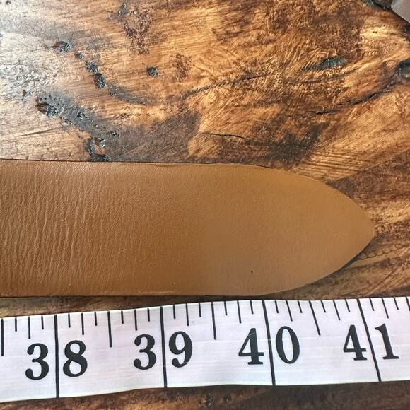 Womens Brown High Quality Cow Leather Full Length Belt Size 41" - Picture 7 of 7